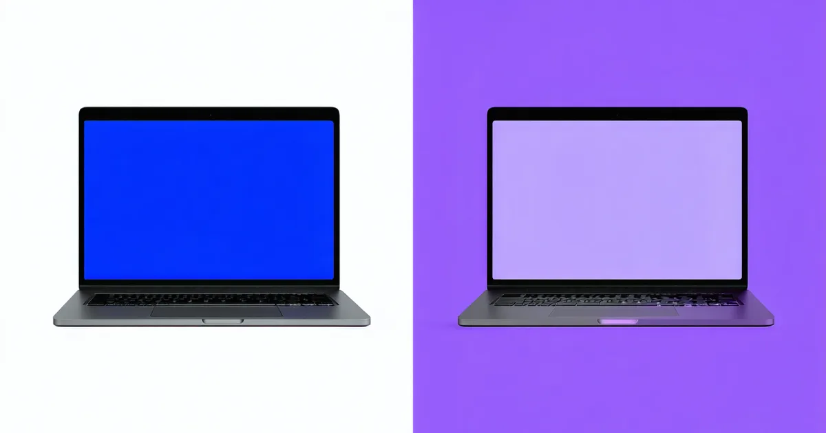Split visual comparing AI-generated and manual slide deck processes