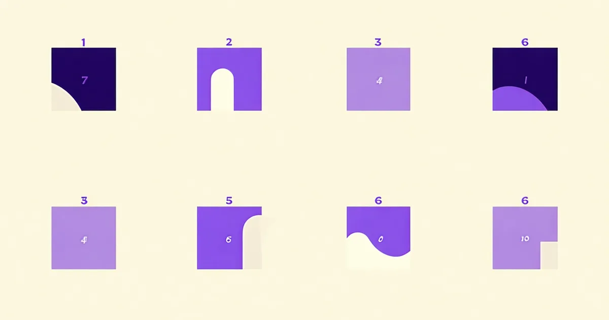 Visual diagram of a six-slide sales deck structure